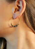 Hackney Nine Vesta Bead Hoop Earrings