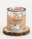 Weekday Candles Tobacco Flower