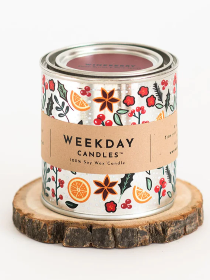 Weekday Candles Wineberry