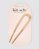 Kitsch Metal Hair Pin Gold