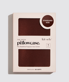 Kitsch Satin Pillow Case Chocolate