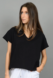 RD Style Tara V Neck Tee Black