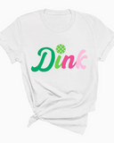 Viv & Lou Dink Pickleball Tee White