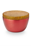 Illume Sparkle Lid Tin Candle Mistletoe Kisses