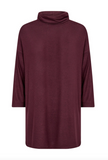 Soyaconcept Biara Cowl Neck Pullover Wine