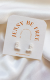 Jenny Be Free Cowboy Boot Studs White Opal