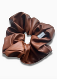 Jenny Be Free Faux Leather Scrunchie Carmel