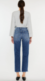 KanCan Nancy High Rise Slim Straight Med Wash