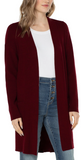 Liverpool Cardigan Red Velvet