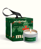 Mala Mini Mistletoe Candle Ornament