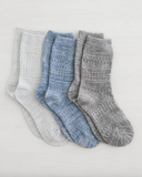 Lemon 3pk Cabin Crew Socks Blue