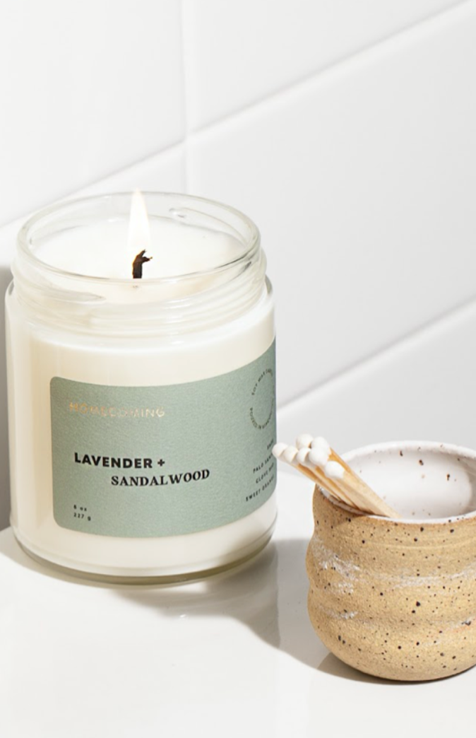 Homecoming Lavender + Sandalwood Candle