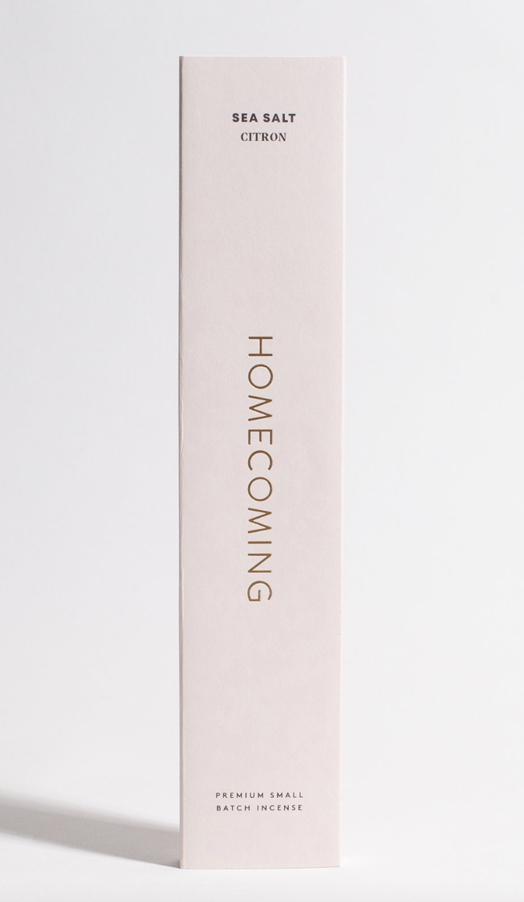 Homecoming Sea Salt Citron Incense