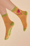 POWDER Ladybird Socks Mustard