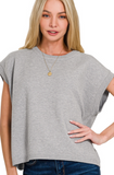 Zenana Sweater Vest Heather Grey