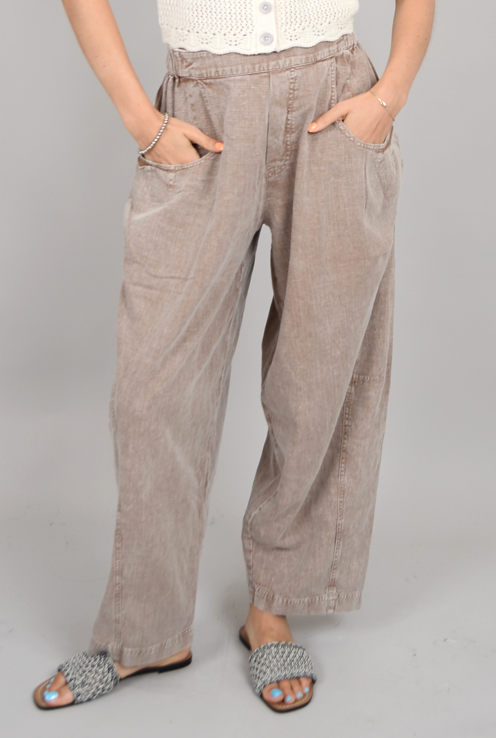 RD Style Amalfi Barrel Pant Acorn