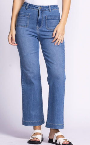 Pink Martini Tiffany Denim Pant