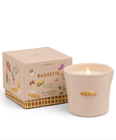 Paddywax Baguette 8oz Ceramic Candle