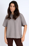 RD Style Paloma Soft Knit Tee Fog