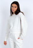 RD Style Lucie Soft Knit Pullover Ivory Melange