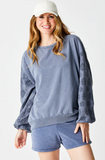 Suzy D Palermo Sweatshirt Blue Wash