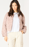 Dex Quilted Bomber Jacket Faded Rose