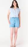 Black Tape Trouser Short Light Wash