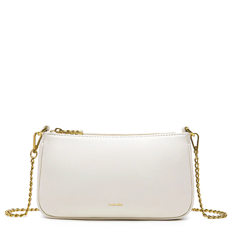 Pixie Mood Francine Chain Crossbody Coconut Cream