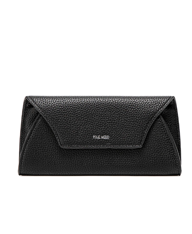 Pixie Mood Mavis Wallet Black Pebbled