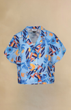 Marigold Lily Jane Shirt Blue Bird Print
