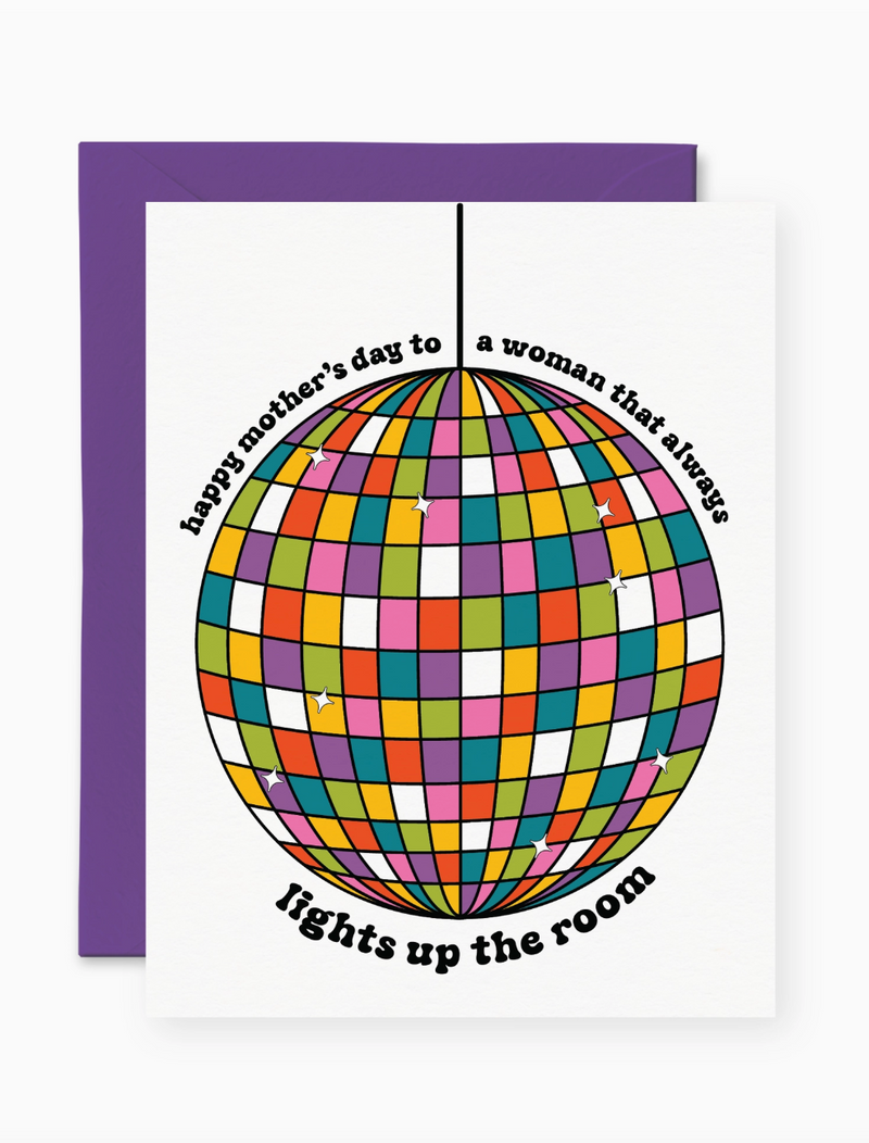 Pretty By Her Lights Up The Room Card