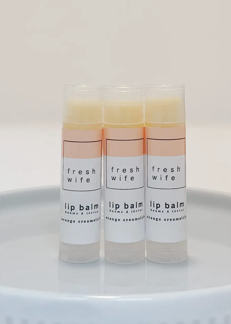 Fresh Wife Soap Co Lip Balm Orange Creamsicle