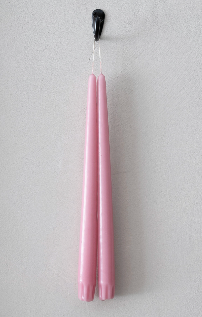 SOCCO Taper Candle Pair Blush