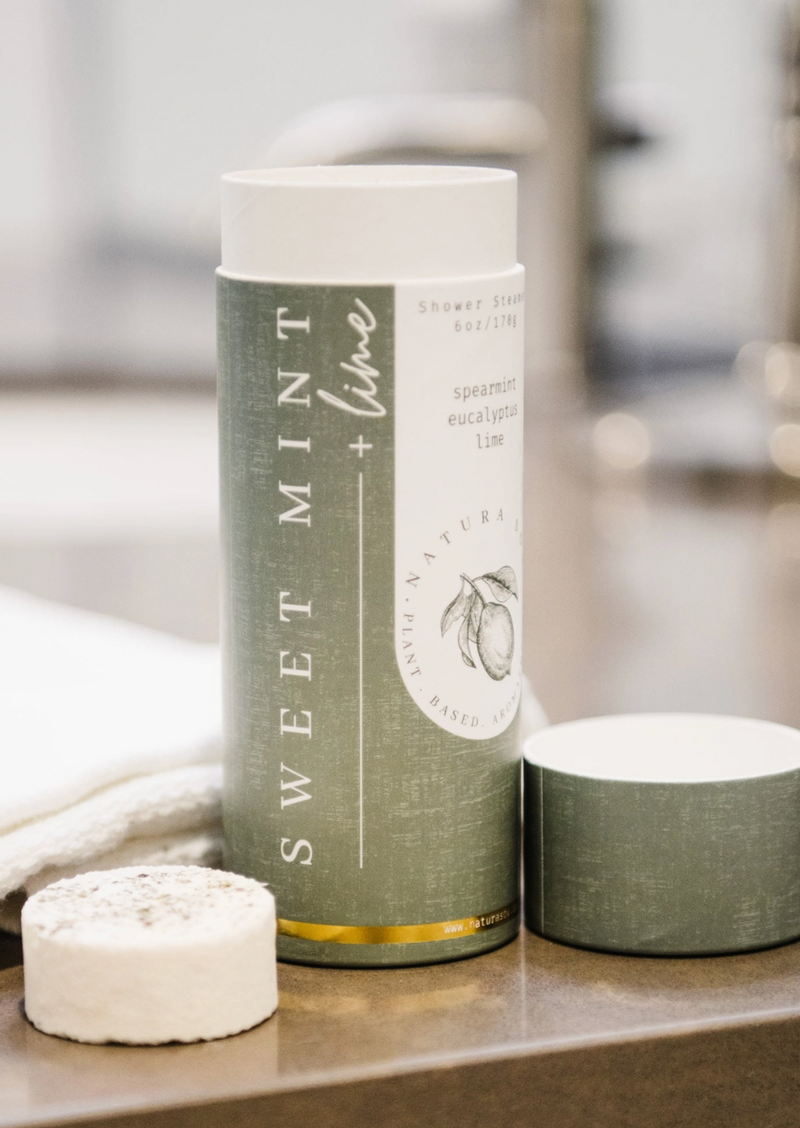 Natura Soylights Shower Steamers Sweet Mint & Lime