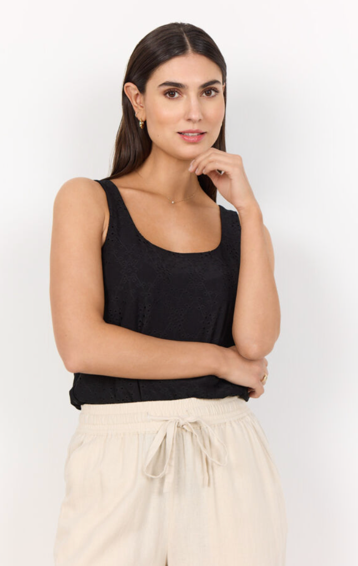Soyaconcept Ingela Tank Black