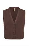 Soyaconcept Dollie Vest Hot Fudge