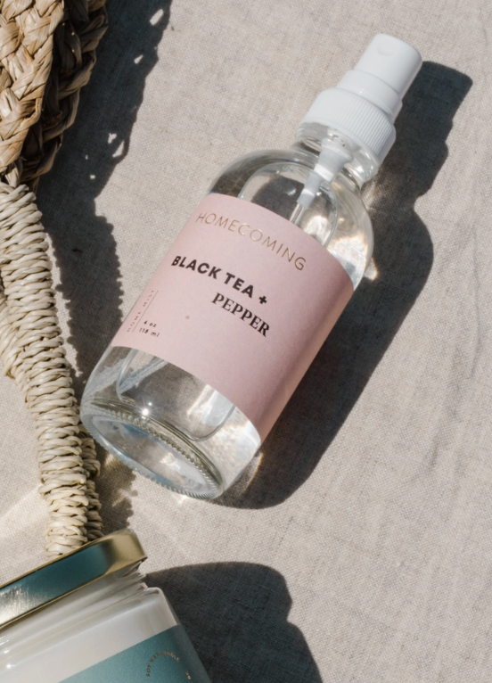 Homecoming Black Tea + Pepper Home Mist