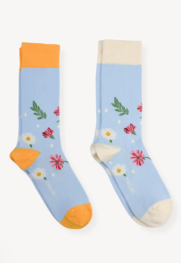 Pokoloko Pima Socks Pack Of 2 Daisy Days