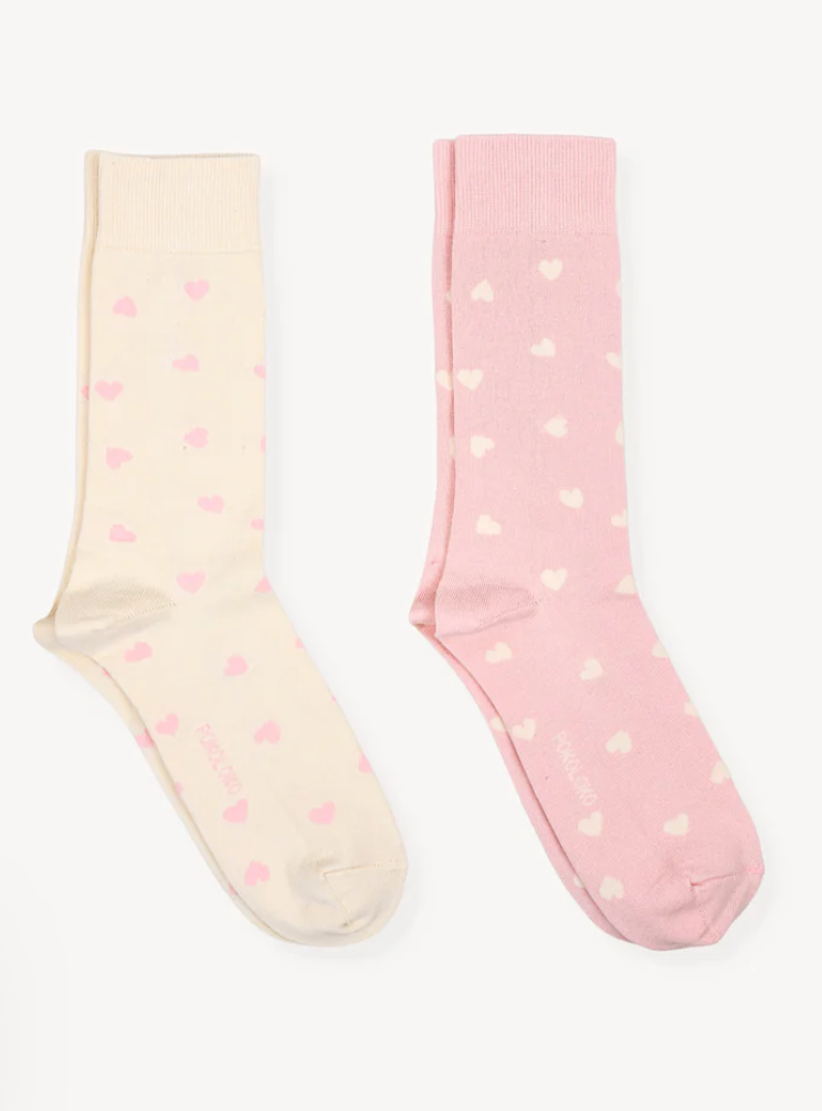 Pokoloko Pima Socks Pack Of 2 Have A Heart