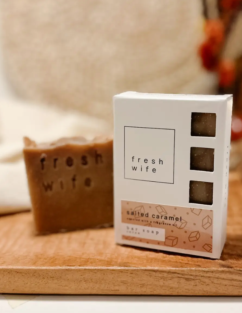 Fresh Wife Soap Co Bar Soap In Salted Caramel