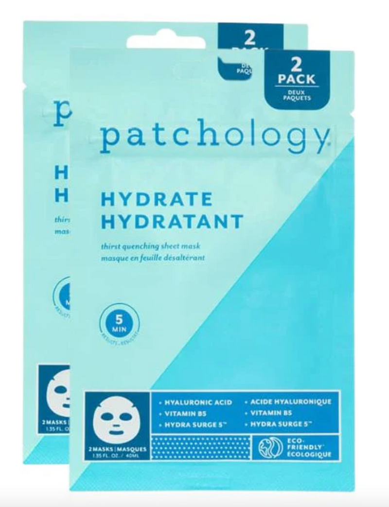 Patchology Hydrate 2 Pack Face Mask