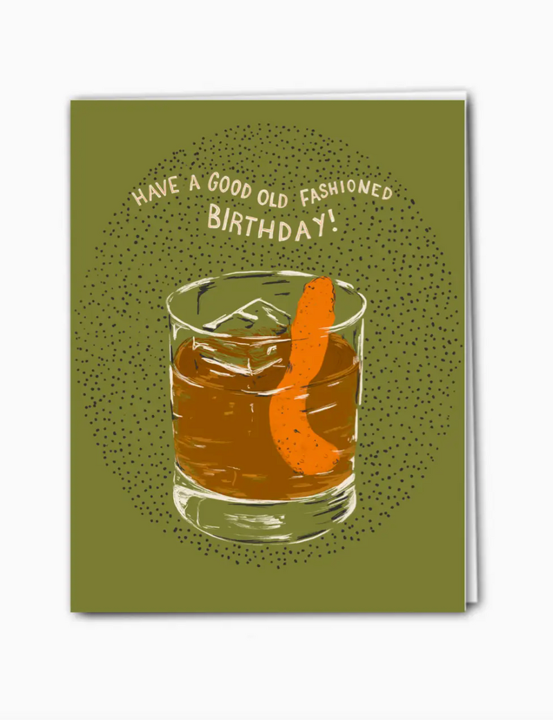 Paper Protege Old Fashioned Birthday Card