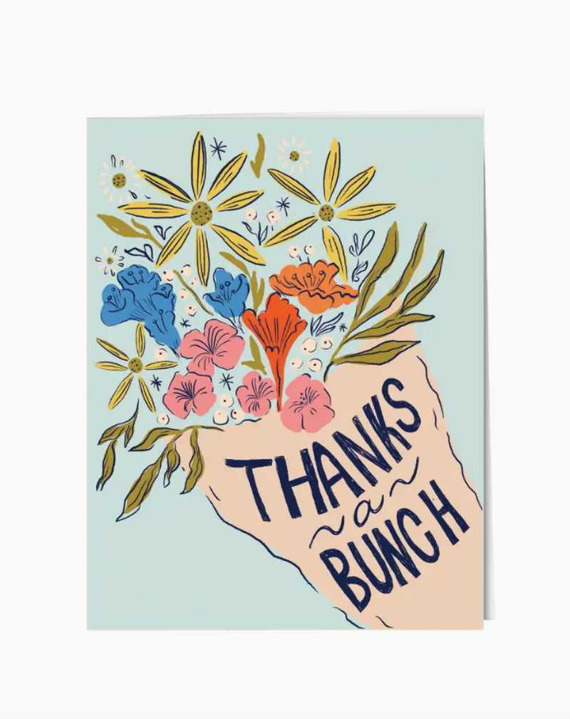 Paper Protege Thanks A Bunch Card