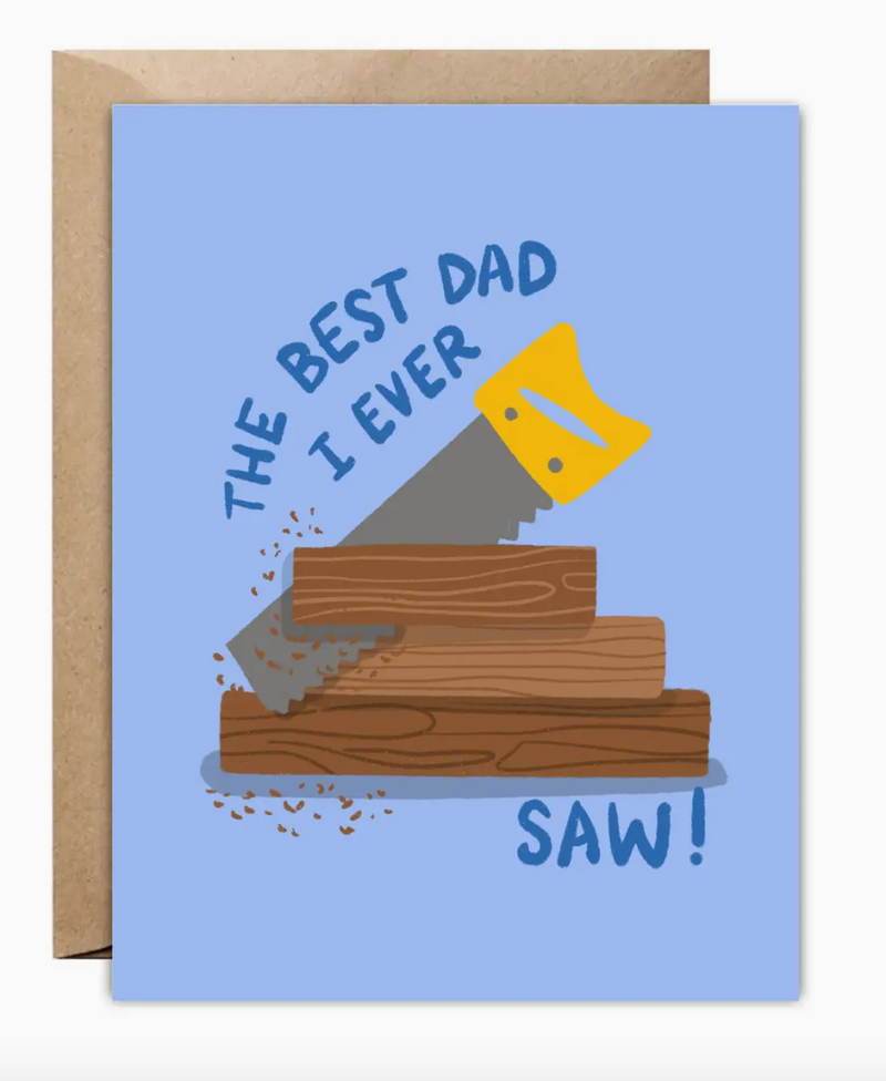 Paper Protege Best Dad I Saw Card