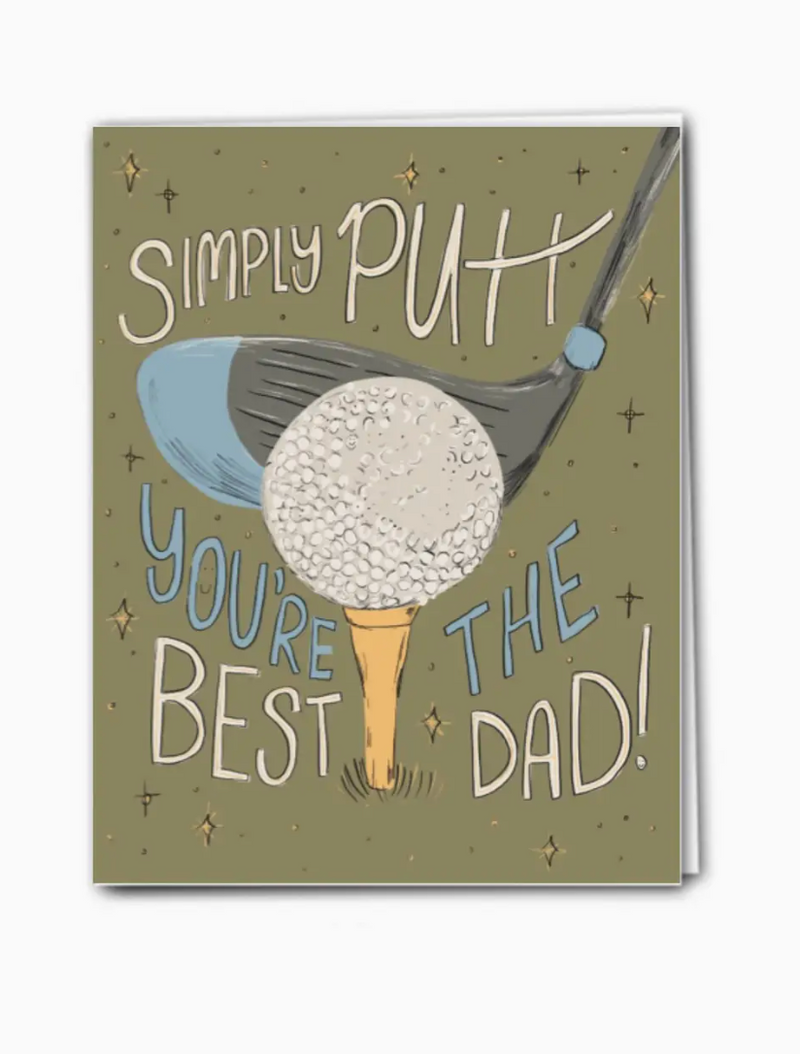 Paper Protege Simply Putt Dad Card