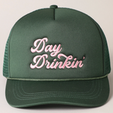 Fashion City Day Drinking Trucker Cap Green