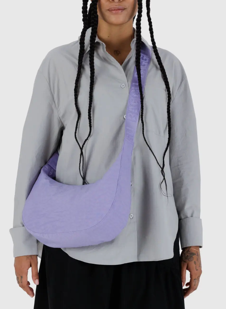 Baggu Medium Nylon Crescent Bag Wisteria