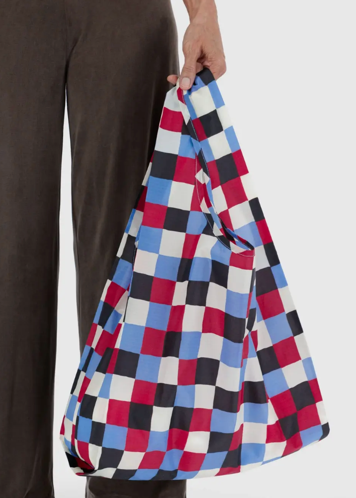 Baggu Reusable Bag Standard Painted Check