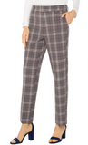 Liverpool Kelsey Trouser Brown Navy Glen Check