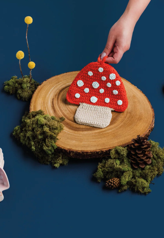 Danica Toadstool Crochet Trivet